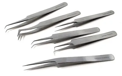 Micro Precision Fine Pointed Stainless Steel Professional Tweezers Ingrown Hair • $6.99