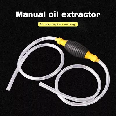 Portable Car Manual Siphon Pump Fuel Transfer Oil Liquid -Hand Air Pumps Kit • $6.99