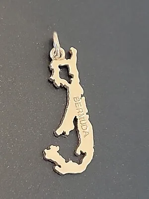 VINTAGE 9k GOLD ISLAND OF BERMUDA PENDANT CHARM • $45