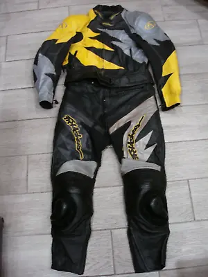 Vtg Fieldsheer Motorcycle Blk. Road Racing Leather Suit Sz. 50 Jacket 38 Pants • $249.89