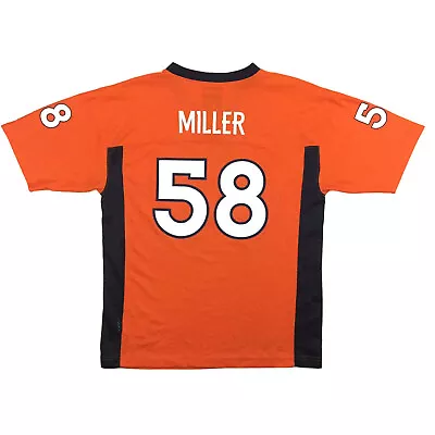 Denver Broncos Youth Jersey Von Miller #58 NFL Football Team Apparel Kids Size L • $19.70