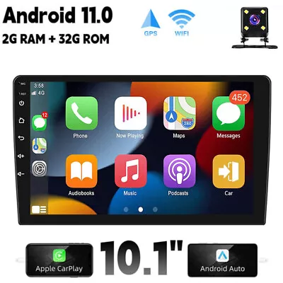 $100 • Buy Android 12 Double Din 7  For Car Stereo Apple CarPlay Radio GPS Navi WiFi Player