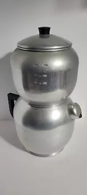 Vintage West Bend Aluminum KWIK Drip Coffee Maker Pot 18 Cup • $20