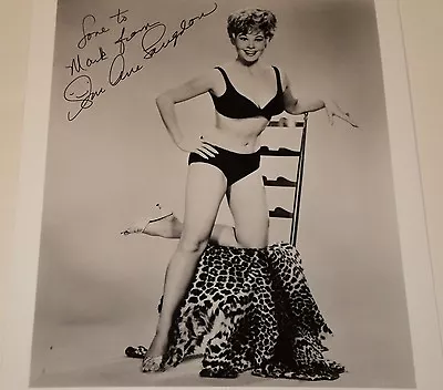 $75 • Buy Sue Ane Langdon /  8 X 10  B&w  Autographed  Pin-up  Photo