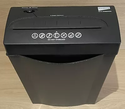 Ryman CC12 5 A4 Sheet Cross Cut Paper Shredder Automatic Function 12L Bin VGC • £15.99