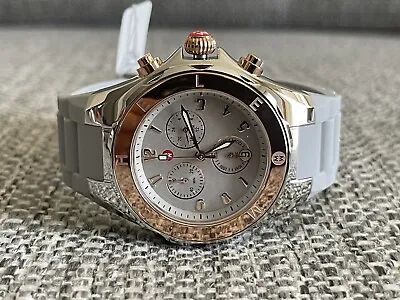 Brand New Michele Grey Jelly Bean Chronograph Watch MWW12F000098 MSRP $445 • $255