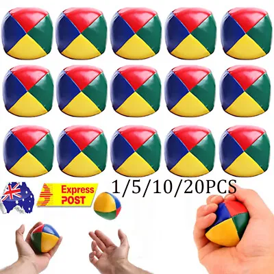 1-20pcs/SET Juggling Balls Kids Fun-Toy Set For Kids Juggling Beanbags Gift AU • $9.45