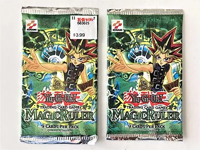 2x Yu-Gi-Oh Magic Ruler 9-Card Booster Pack NEW UNSEARCHED • $99.97