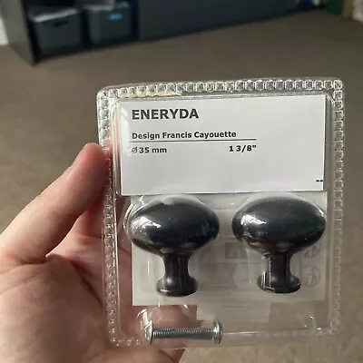 IKEA ENERYDA Wardrobe Handles 003.475.05 Pack Of  Two • £6.99