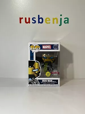 Funko Pop! Marvel Iron Man Model 39 Glows In The Dark #555 • £9.99