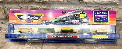 Micro Machines Trains Western Freight 1989 NIB NOS MOC Sealed W/Tracks • $79.99