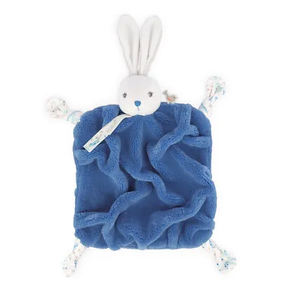 Kaloo Plume Baby Comforter Doudou  Rabbit Ocean Blue | Teddy Rabbit • £21.59