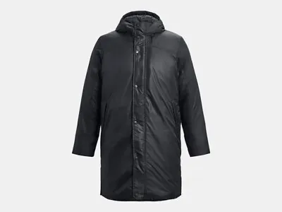 UNDER ARMOUR INSULATED BENCH COAT BLACK Mens XS • $89.95