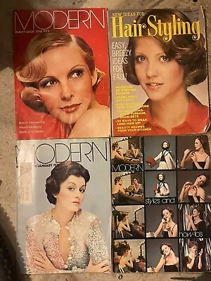 Vintage Hairstyling And Modern Beauty Shop Magazines 4 • $17.67