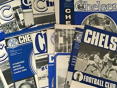 £2 • Buy Chelsea HOME Programmes 1950s 1960s 1970s League & Cup