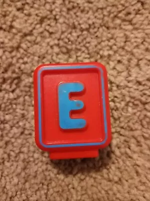 Vtech Sit To Stand Alphabet Train Replacement Block E/V • $2