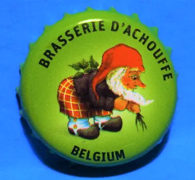 Beer Bottle Cap - La Chouffe I.p.a. Beer - D'achouffe Brewery - Gnome - Belgium • $1.93