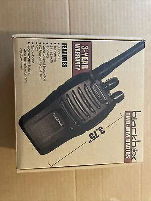 B3 BlackBox Bantam-V UHF VHF Radio New Open Box Motorola M1 Headset Port Style • $89.99