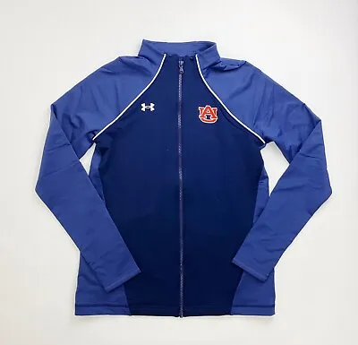 Under Armour Auburn Tigers Motion Full Zip Fleece Jacket Women's S Blue 1360774 • $14.44