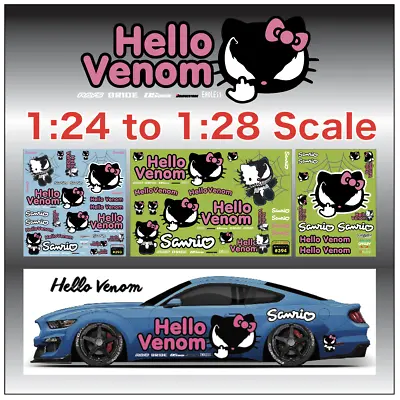 1x Mad Cat Racing Water Slide Decal 1/24 - 1/28 RC Model Dicast Hot!!! #393-394 • $9.99