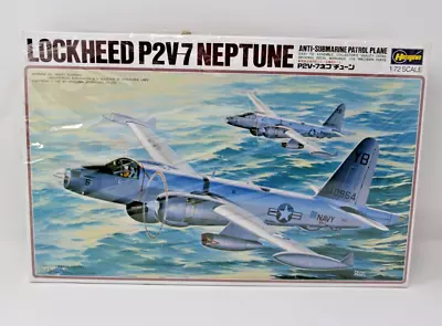 Lockheed P2V-7 Neptune 1:72 Hasegawa Scale Model Kit Sealed NIB Japan 1987 • $70