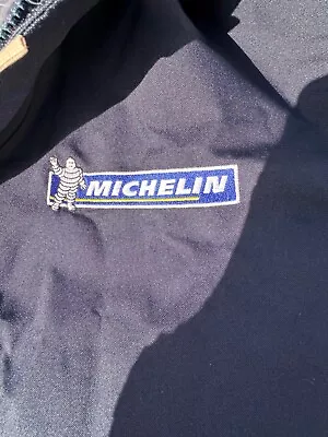 Michelin Tyres Vintage Mens Quilted Jacket Rally / F1 Motorsport L To XL Blue  • £30