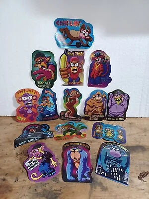 Vintage Prismatic Monkey Stickers 2005 Vending Machine Sticker Lot Bad Monkey • $24.99