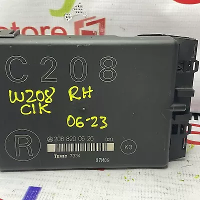 98-03 Mercedes W208 Clk320 Clk430 Seat Control Module Computer Front Right • $100