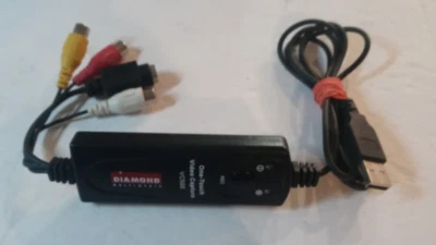 $22.99 • Buy Diamond Multimedia VC500 USB 2.0 One Touch VHS Hi8 Video Capture Device 
