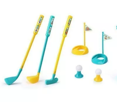 Children Plastic Golf Set Kids Indoor/Outdoor Garden Fun Toy Christmas Gift • £9.99
