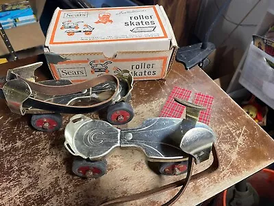 Vintage Ted Williams  Sears Roebuck And Co. Adjustable Roller Skates 6 12641 NOS • $60