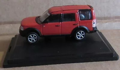 Oxford Diecast Land Rover Discovery 3 Rimini Red  1:76 Scale Model Car Toy • £8.50