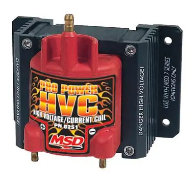 MSD Ignition Coil - Pro Power HVC - Red Ignition Ignition Coil • $230.28