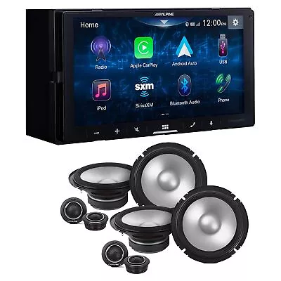 Alpine ILX-W670 Receiver & 2prs Alpine S2-S65C 6.5  Component Speakers • $569.85