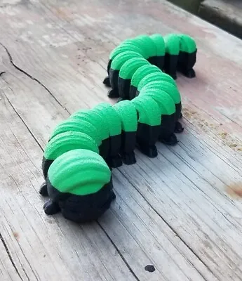 3D Printed Millipede Articulated Toy • £11.57