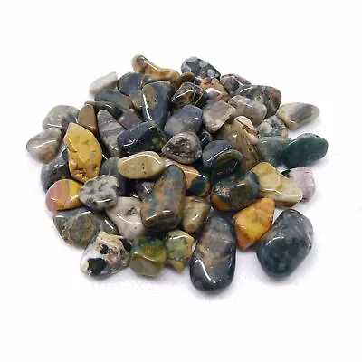 5 - 100 X Ocean Jasper Orbicular Tumble Stone Quality Polished Quartz Crystal • £16.99