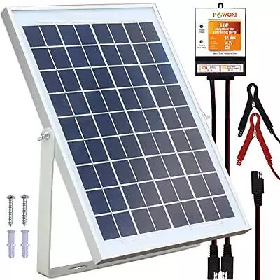 10W Solar Panel，12V Solar Panel Charger Kit + 8A Controller， Suitable • £38.99