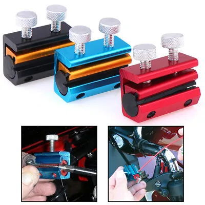 1x Motorcycle Aluminium Cable Lube Tool Lubrication Wire Oiler Brake Y__j • $19.14