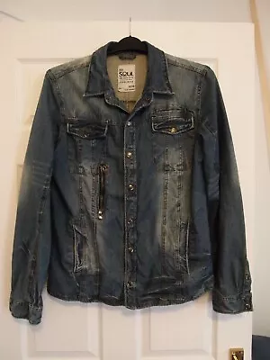 £16 • Buy 55 Soul Blue Denim Men Shirt Size M