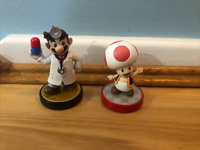 Super Mario Nintendo (Dr Mario And Toad Amiibo Figurine) • $49.99