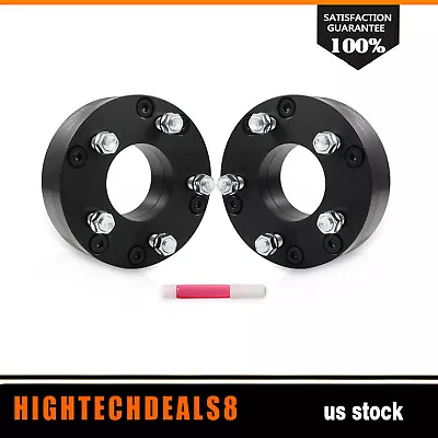 (2) 2 Inch Wheel Adapters 6x5.5 Hub To 5x5 Wheel For Chevy GMC 6 Lug To 5 Lug • $77.80