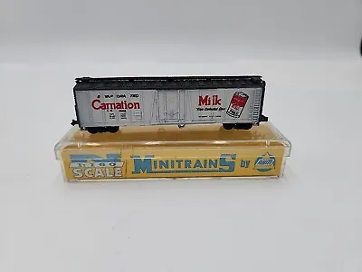Ahm Minitrains 4454 1 N Scale Train Carnation Milk 51' Mech Reefer Cm 25083 • $11.50