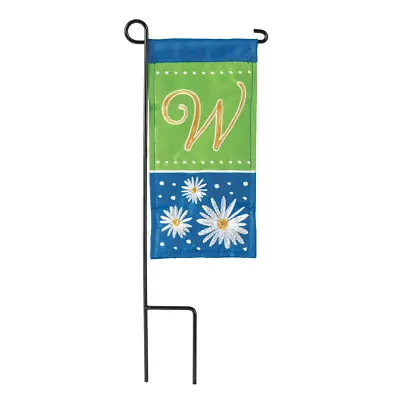 Daisy W Monogram Mini Flag With Stand • $21.87