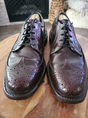 VINTAGE Mens Size 10 Shoe Imperial Biltrite Brown Leather Wingtip Shoes • $45