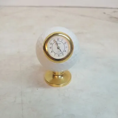 Vintage Collezio Quartz Miniature Clock Golf Ball; Japan Movement • $8