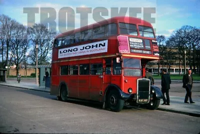 35mm Slide London Transport Leyland Titan RTW5 KGK505 1966 Original • £4.39
