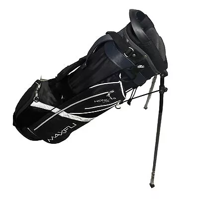 Maxfli Honors Lite Stand Bag Black & Gray 3 Way Divider VERY GOOD CONDITION • $89.99