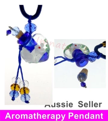 $12.50 • Buy Heart Aroma Pendant Diffuser Necklace Aromatherapy Essential Oil Wow