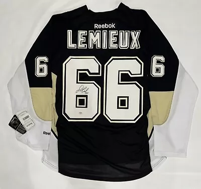 Mario Lemieux Signed Reebok Premier Pittsburgh Penguins Jersey Psa Coa • $999.99