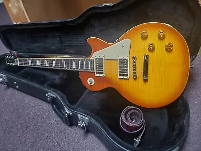 MINT Epiphone Les Paul Standard Pro HoneyBurst W/ G Ibson Extras Case Parts • $674.95